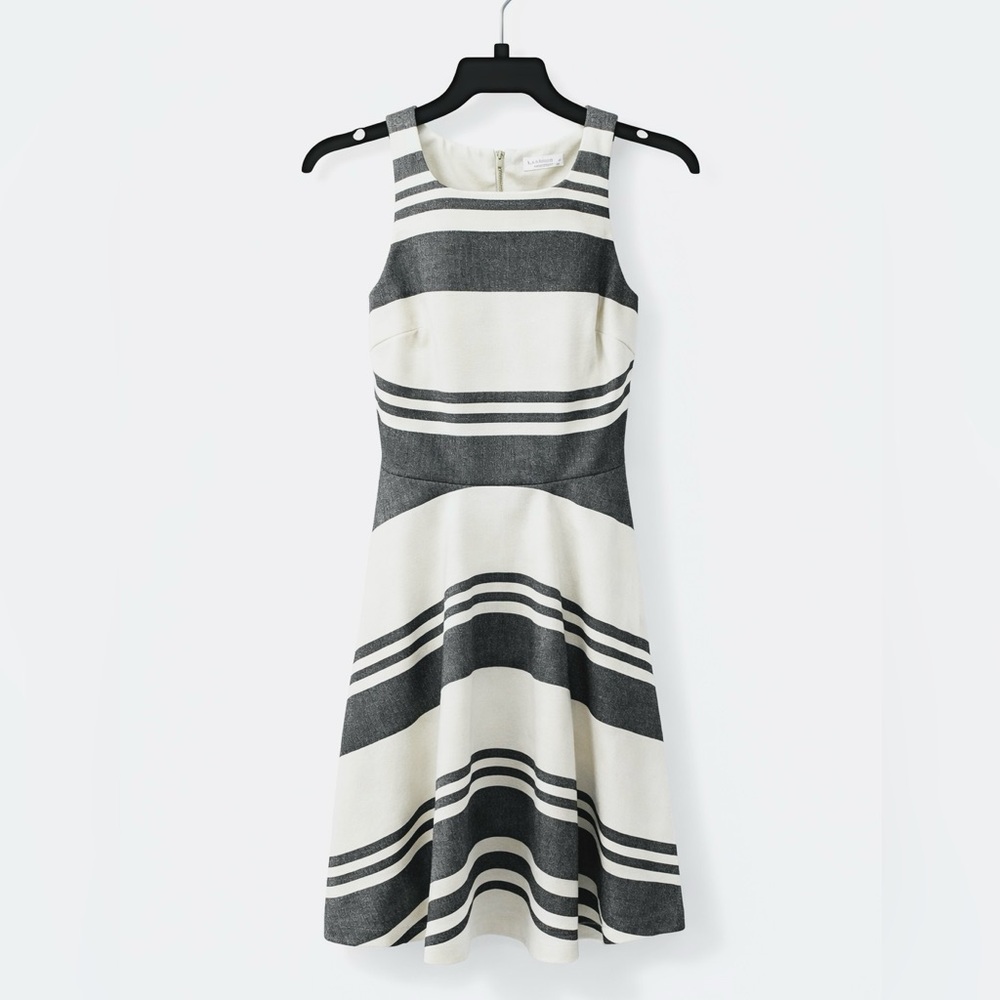 Elizabeth and James Striped Midi Dress Size 0